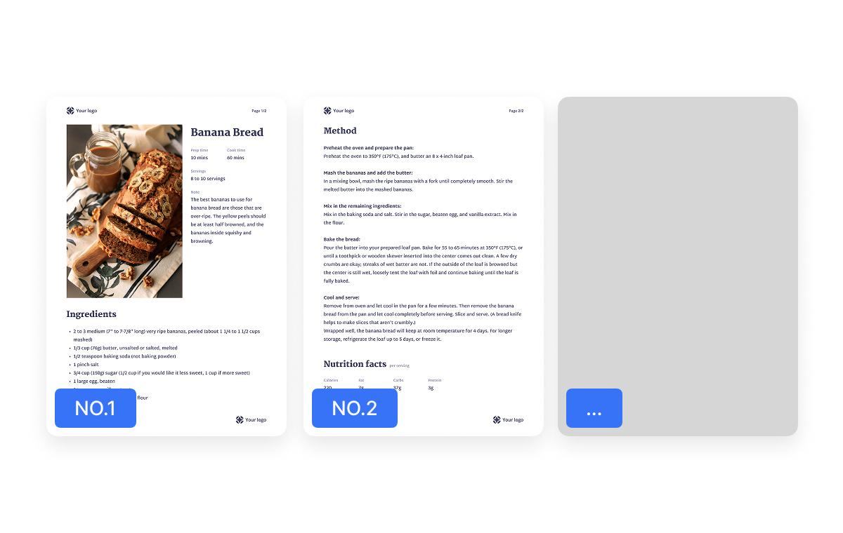 PDF to video converter keeping the original page sequence from the uploaded PDF intact in the video format